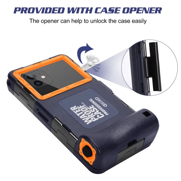 Professional Phones Swimming And to with 11 Lanyard Video Waterproof Surfing 5G Snorkeling Housing 6.9 UrbanX Case Photo all LCD for Axon Underwater [15m/50ft] Diving Protective ZTE Inch Up SE