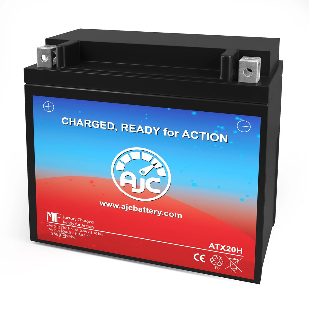 Bombardier Replacement Battery (2005-2008) Battery GTx 500 AJC with 500CC Motorcycle Compatible
