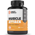 Supplement with Capsules 90 Building Keto Attack: - Muscle Muscle Crazy by Muscle DHEA