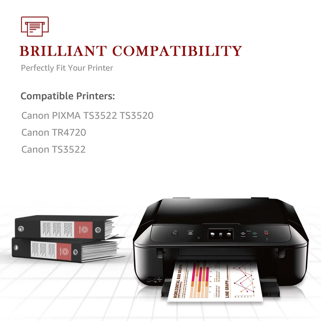 Cartridges Printer 1 TR4722 for 276 276XL Pixma TR4700 High Cartridges Canon (2 Capacity Ink TS3520 Ink 275 PG-275XL CL-276XL 276 for and TS3522 Black, 275 TR4720 Ink 275XL TS3500 Color)