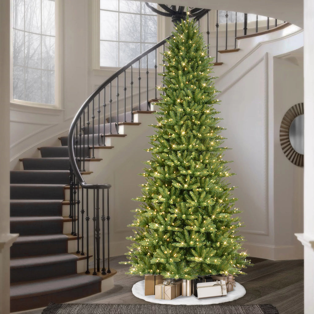 Christmas 9 Slim Pre-lit Fraser ft. Artificial listed Tree UL Clear Lights Fir 800