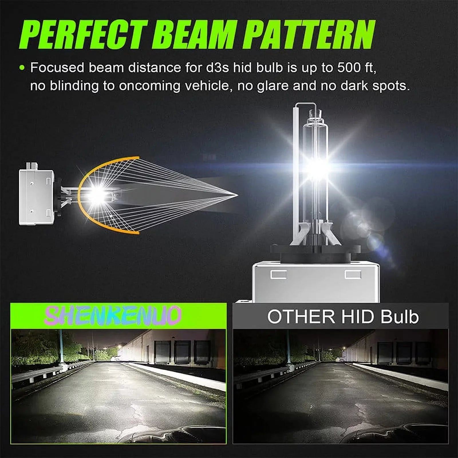 2018 Bulbs Headlight 2016 2013-2015 For D3S HID 2017 Buick High/Low 2pc Enclave Xenon Beam