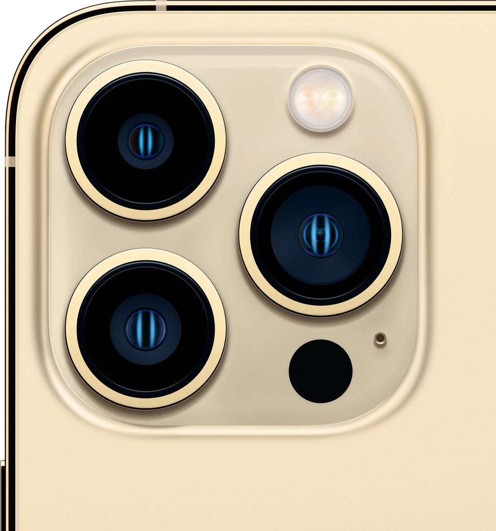 (Refurbished) (TMobile) Pro Gold Max iPhone 128GB Restored 13
