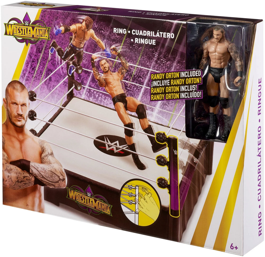 [Includes Playset Wrestlemania Orton] Randy Ring WWE Wrestling