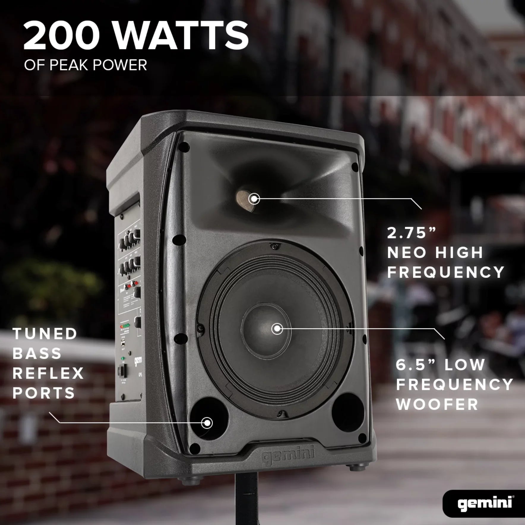 PA Battery-Powered System Gemini GPSS-650