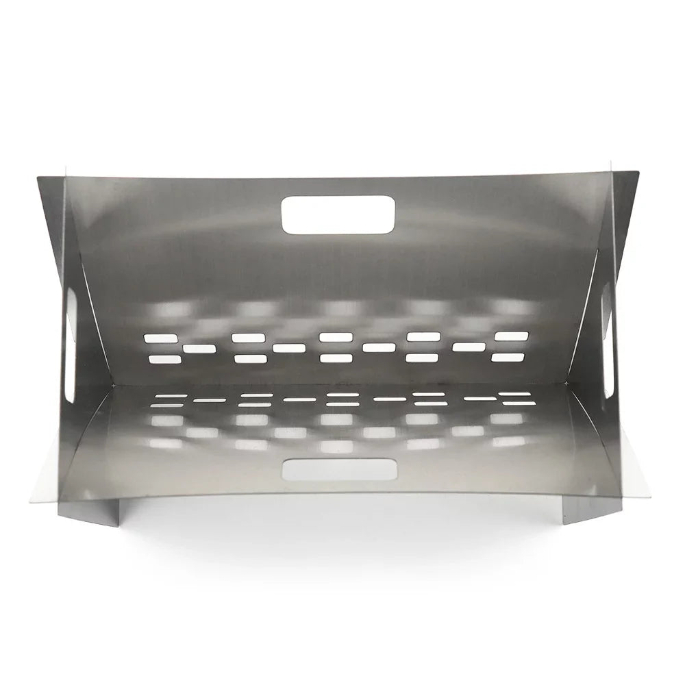 exterior Perfect Portable Burning with Cooking Stove, Camping for Stove Grill Wood Plate, and Stainless Folding Steel Cooking Radirus BBQs