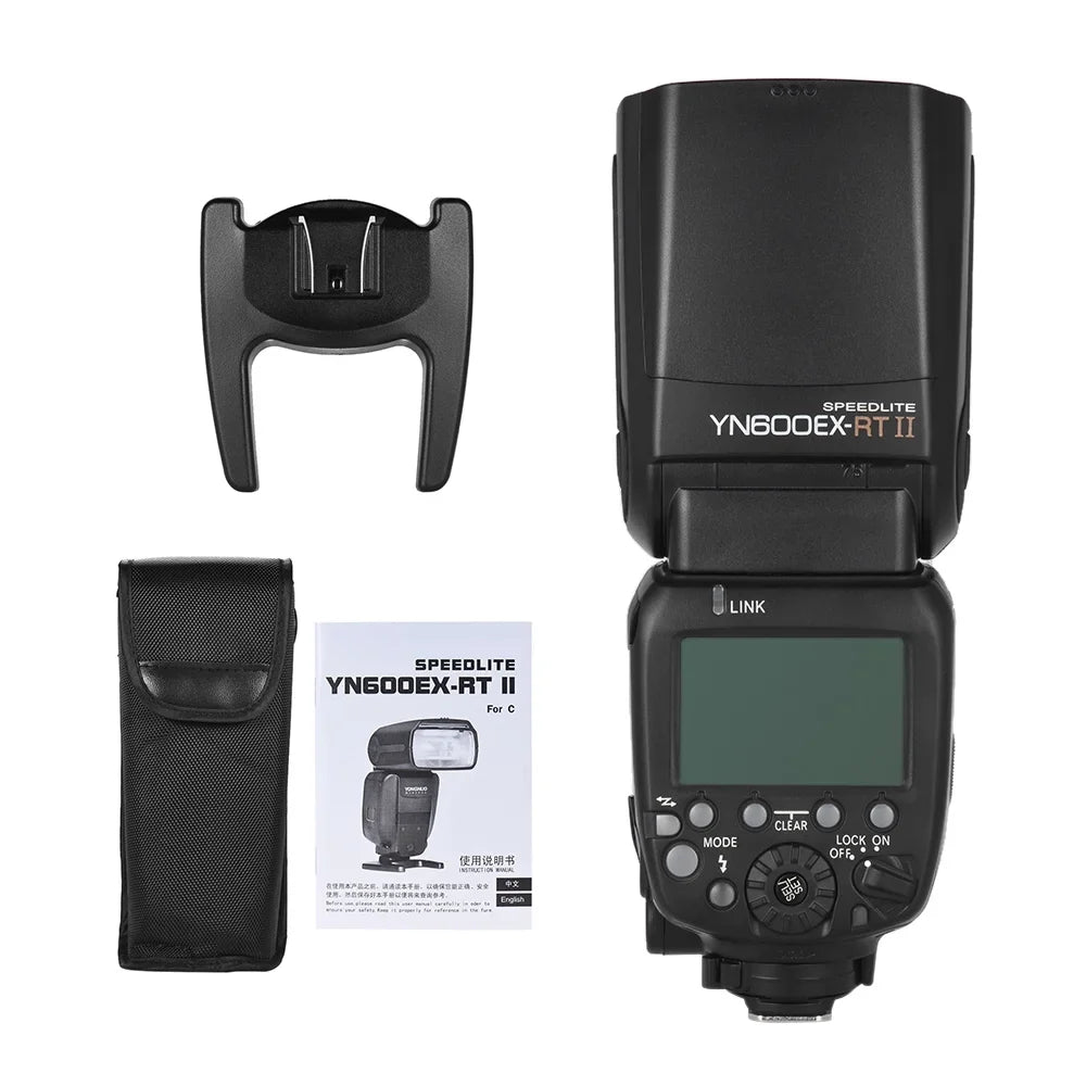 Zooming, Compatible 600EX-RT 1/8000s Flash TTL II Auto/Manual HSS, as Master II Wireless, YN600EX-RT with YN6000 Camera 2.4G with RT Professional GN60, EX Speedlite