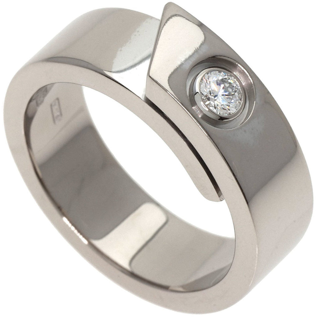 Ring, K18 White Diamond Cartier CARTIER 1P (Good) #48 Women's, Gold, Anniversary Pre-Owned