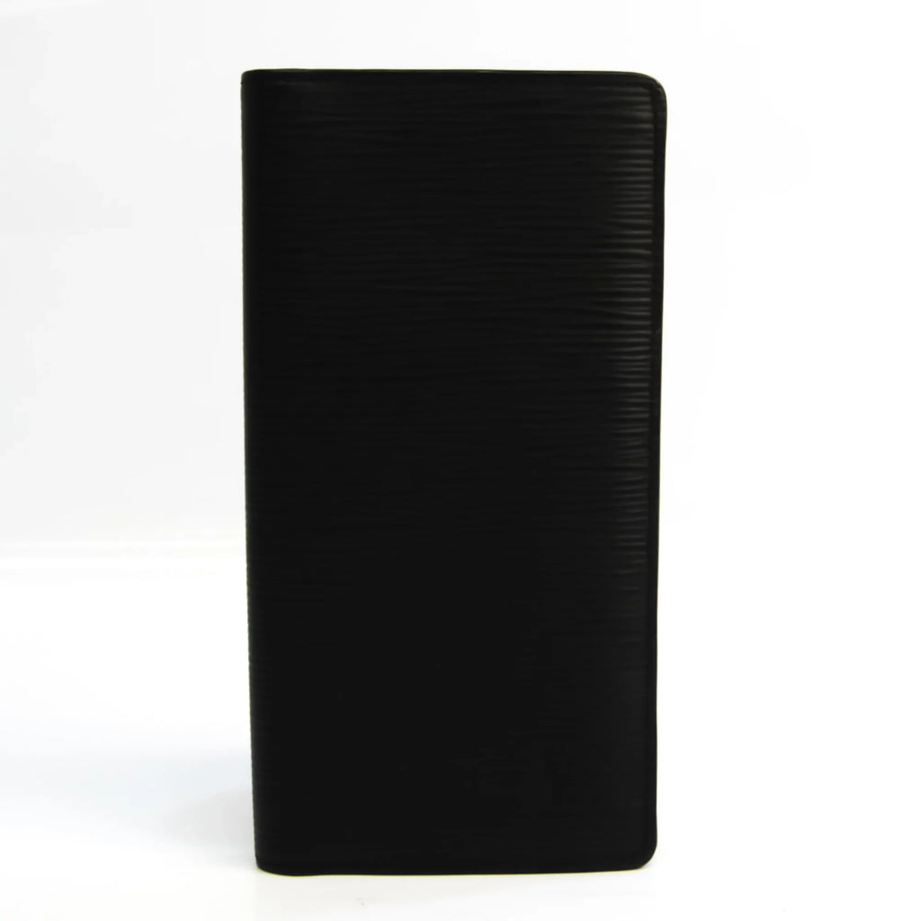 Portefeuille (Good) M60622 (bi-fold) Epi Brazza Men's Leather Pre-Owned Wallet Noir Epi Long