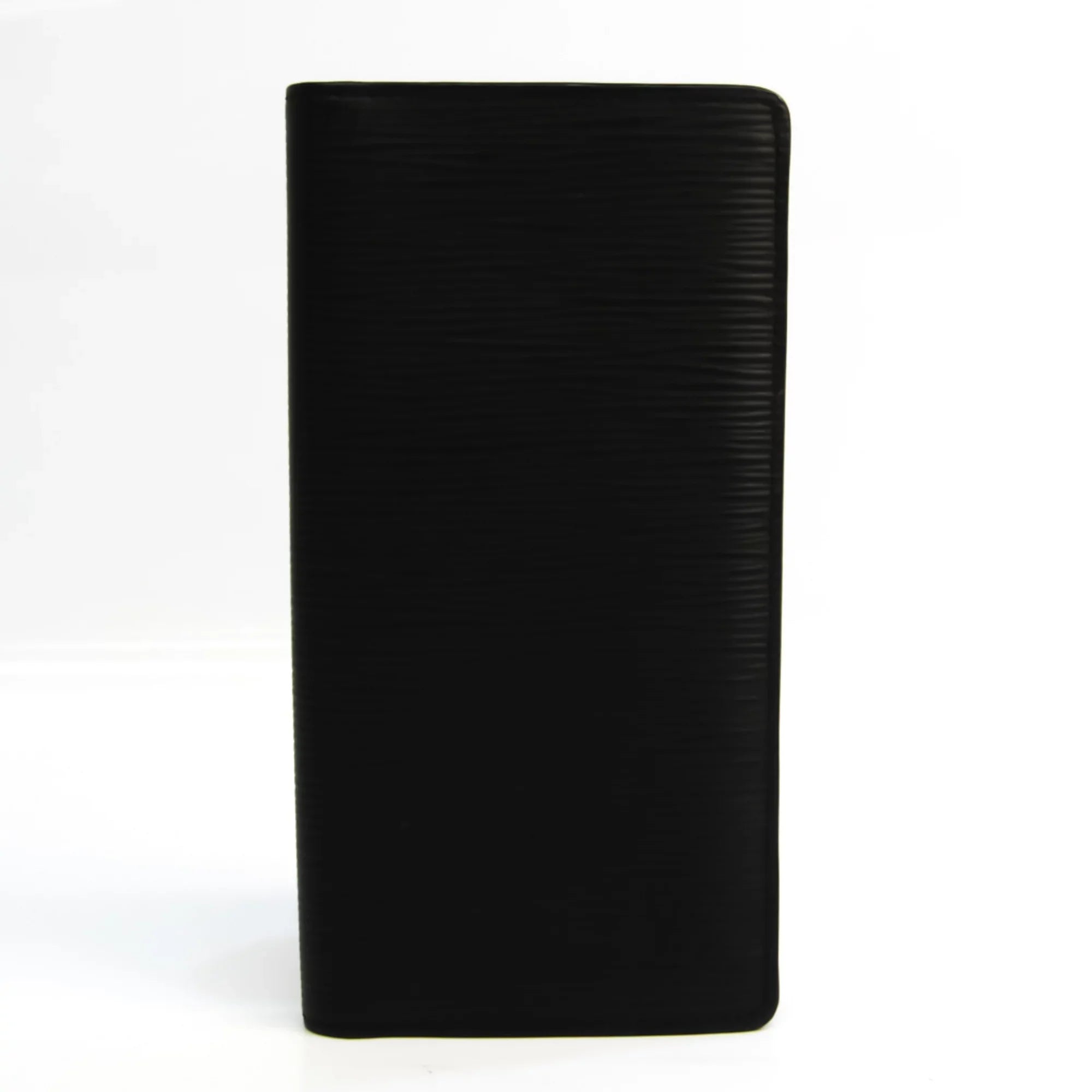 Portefeuille (Good) M60622 (bi-fold) Epi Brazza Men's Leather Pre-Owned Wallet Noir Epi Long