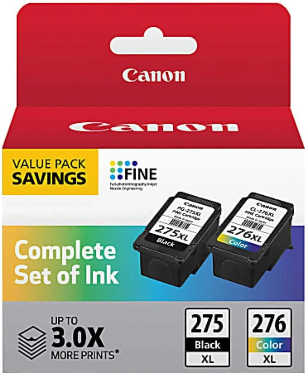 Ink for PIXMA Multicolor TR4720 / and TS3522 Canon Printers PG-275 XL Compatible Printer to CL-276 XL TS3520,