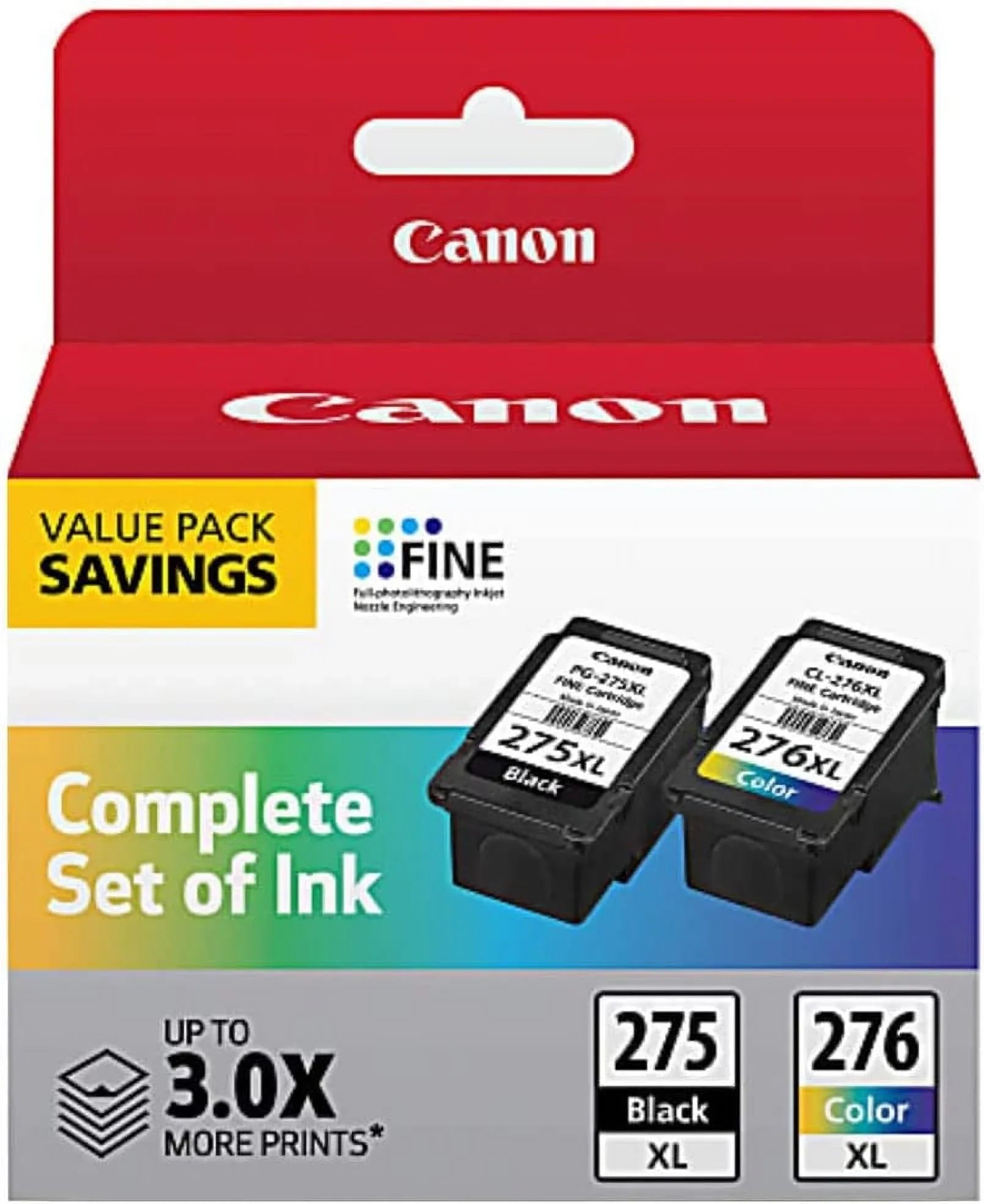 Ink for PIXMA Multicolor TR4720 / and TS3522 Canon Printers PG-275 XL Compatible Printer to CL-276 XL TS3520,