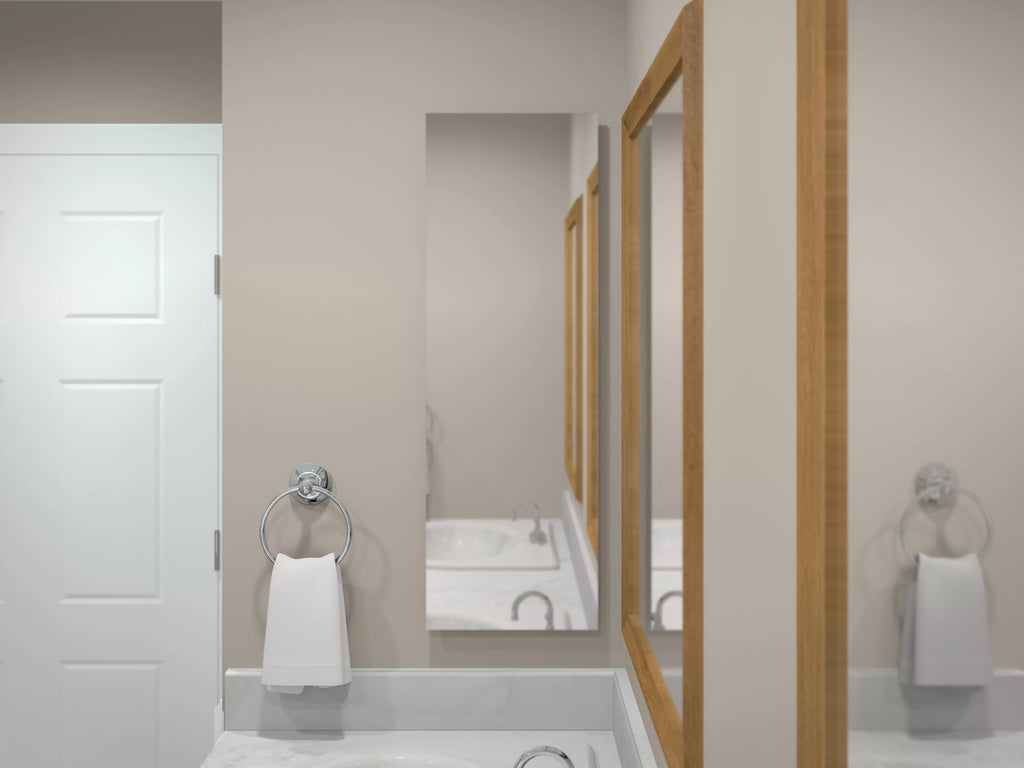 Pride x in., 36 Frameless American Rectangle, Reversible Recess-Mount 12 Mirror Cabinet, Medicine