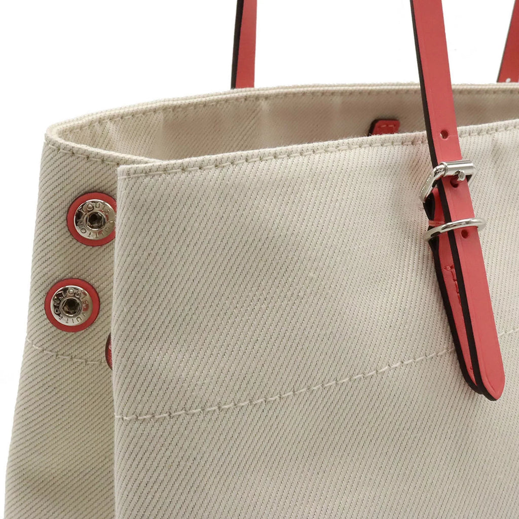 MM Pink Used Authenticated Summer Canvas Collection Corail Tote 2014 Bag Shoulder Hippopotamus M94502