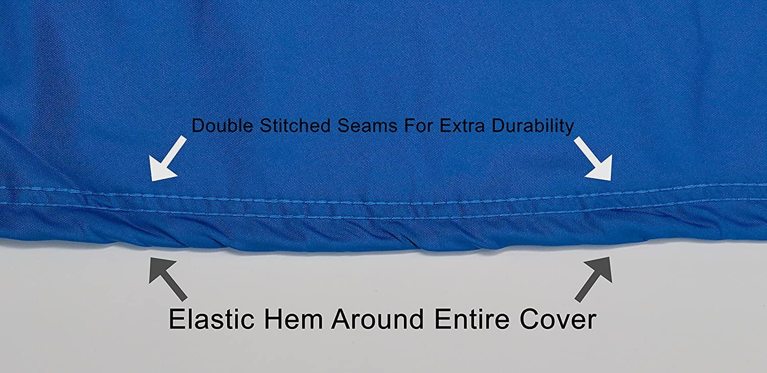 XL Ski Bag 1200 for and Jet Weatherproof Yamaha 1999-2000 Runner Trailer and from Includes climate Covers - Blue/Black Wave Ltd - Trailerable Protects Straps - Color All More! Storage - Sun, Rain,
