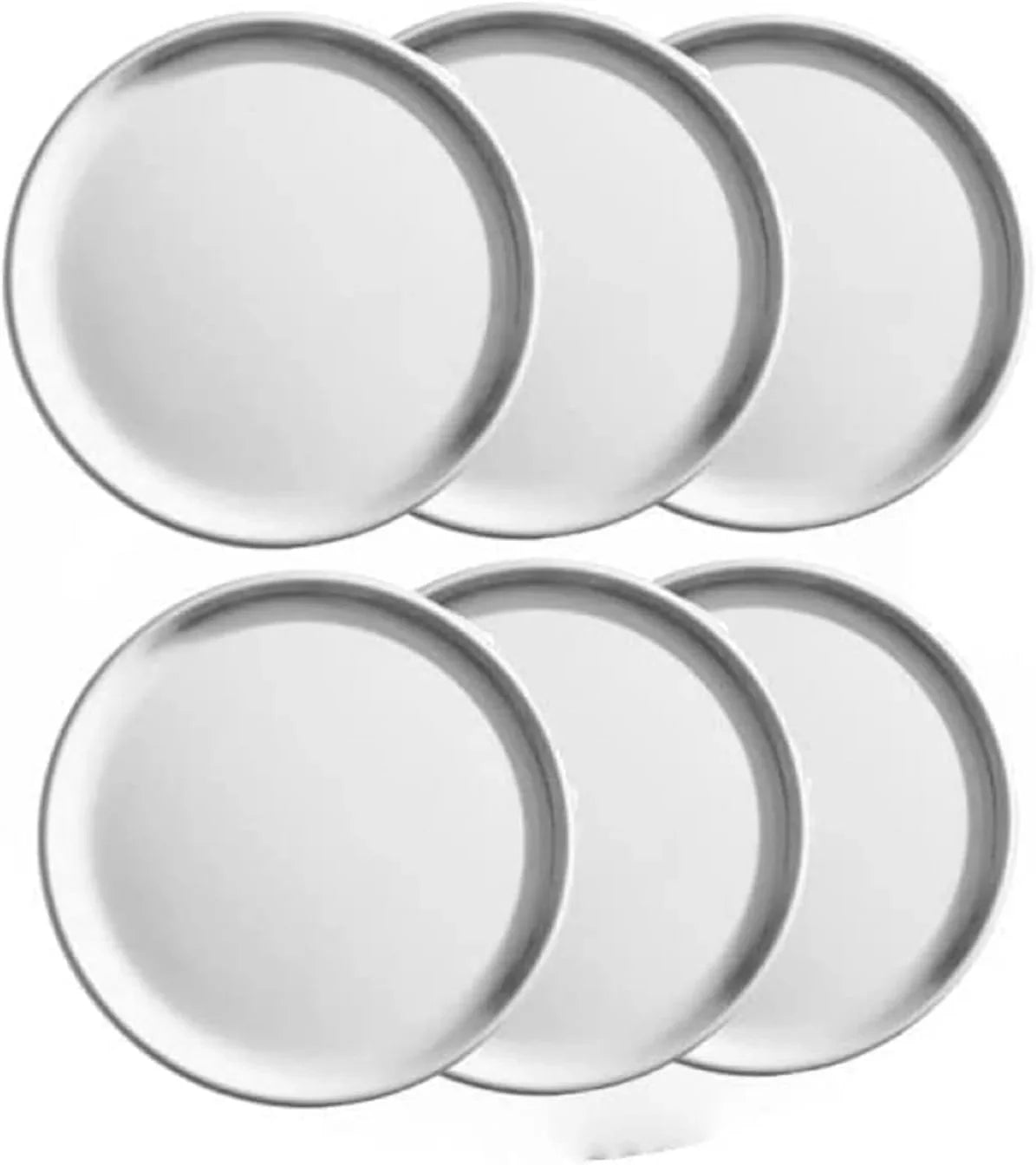 Home Pizzeria 10” Kitchen Set Round of Tray Pan TrueCraftware- Bakeware Baking Pizza Baking for Restaurants - design Round Tray Coupe Pan 6 Aluminum Tray & Pizza Pizza Tray