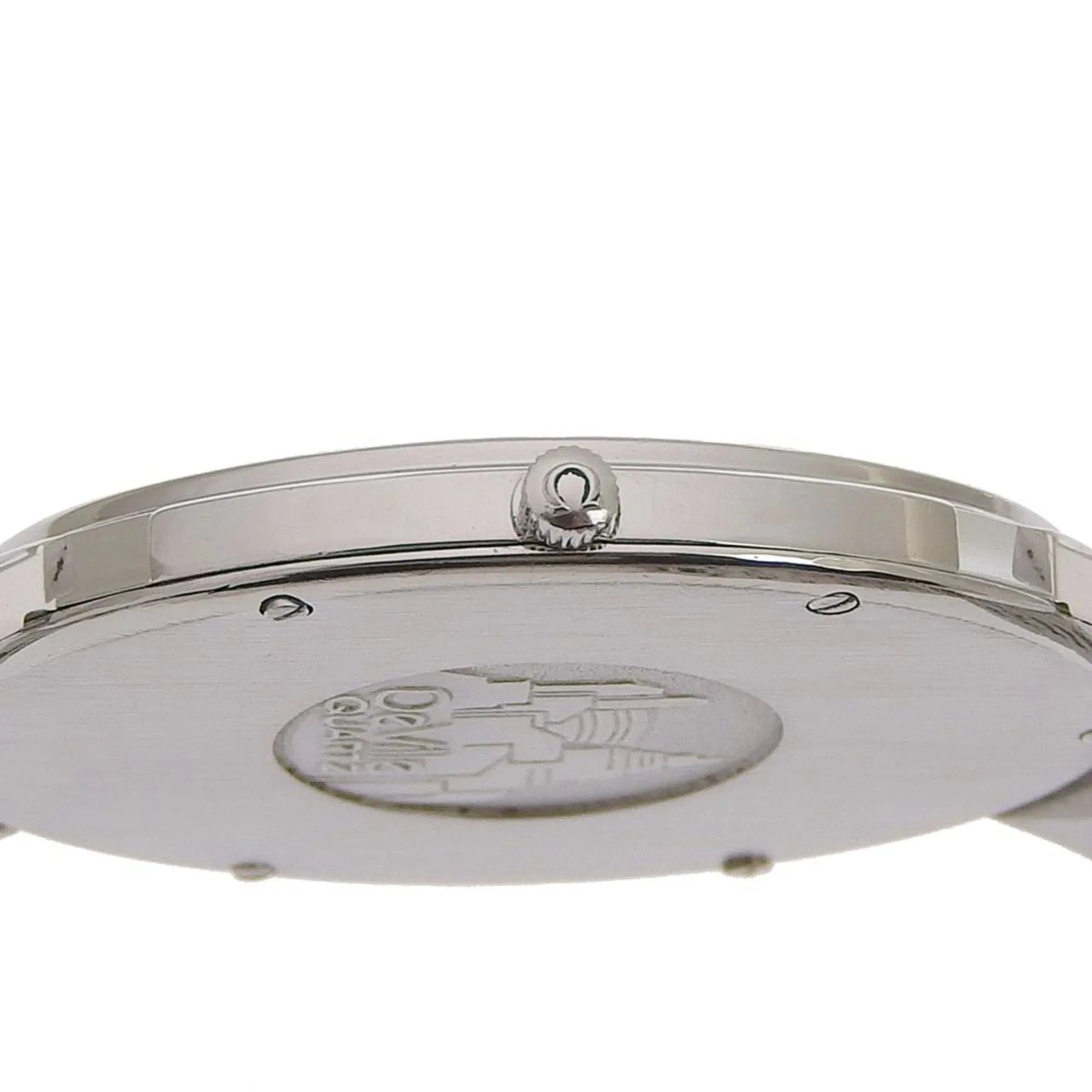 Steel Ville Omega Pre-Owned Dial Watch Made Boys Swiss De (Fair) Silver Silver/Gold Quartz OMEGA Stainless