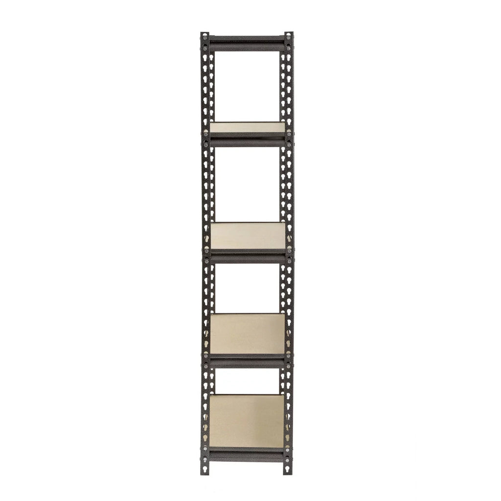 Capacity Steel 60"H lbs. Shelves, 30"W x per x 12"D Muscle 5-Shelf 500 Silver Rack Shelf; Freestanding
