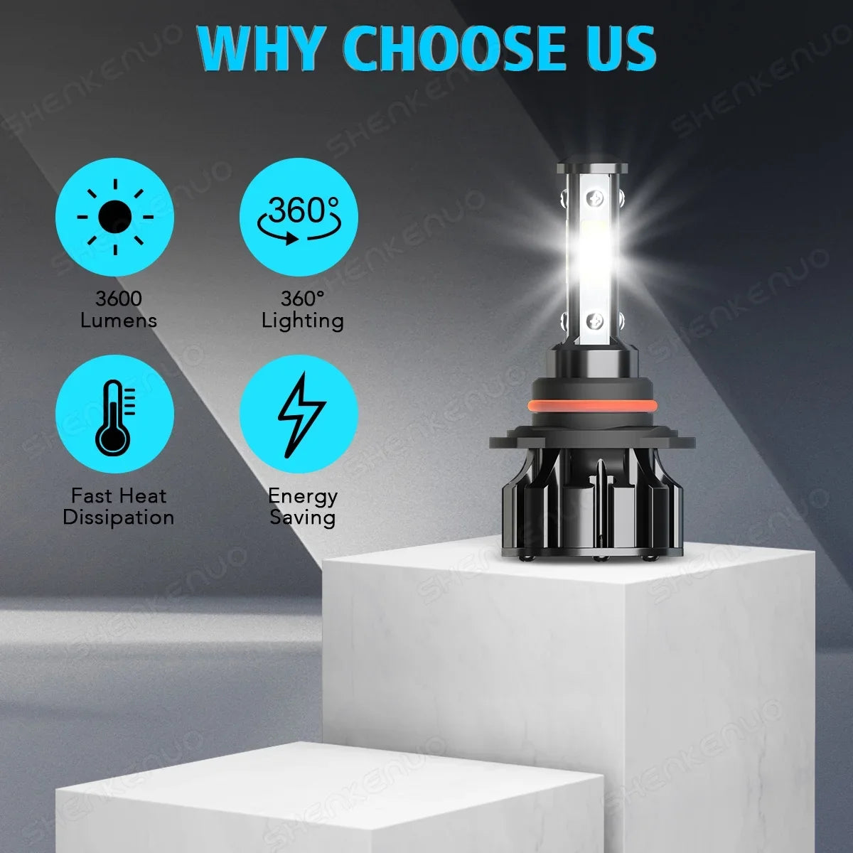 LED 2017 Toyota 2018 2020 H11 H11 2016 BMZONCC Light 2019 Bulbs Fog for 2015 Combo Headlight 4Runner 2010-2014 9005