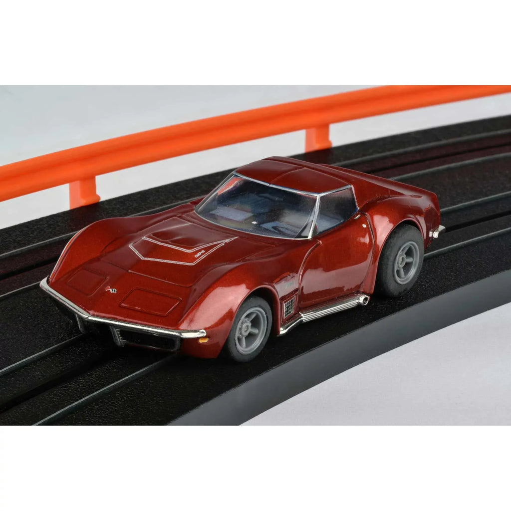 AFX22038 HO Cars Racing AFX/Racemasters Corvette Slot Metallic Red 1970 LT1