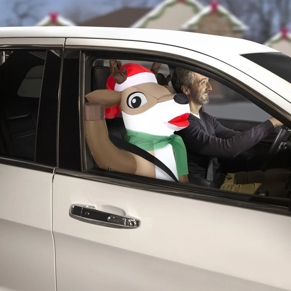 Airblown Reindeer Buddy. Car Inflatables