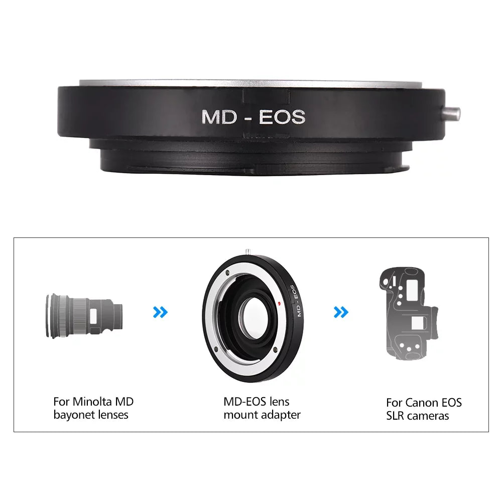 MD- Minolta Infinity for Lens MD Lens OWSOO Focus EF to for Fit Ring Lens Corrective Adapter with Mount