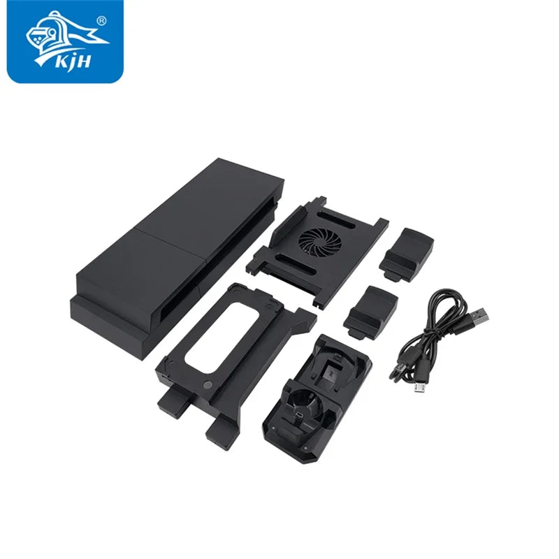 Charger Fan Controller Organizer Stand Vertical for Cooling PS4