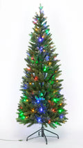 Changing Peak Pre-Lit Fraiser-Like White Christmas Tree, 6-Foot and Lights Holiday LED Multi Color Colored
