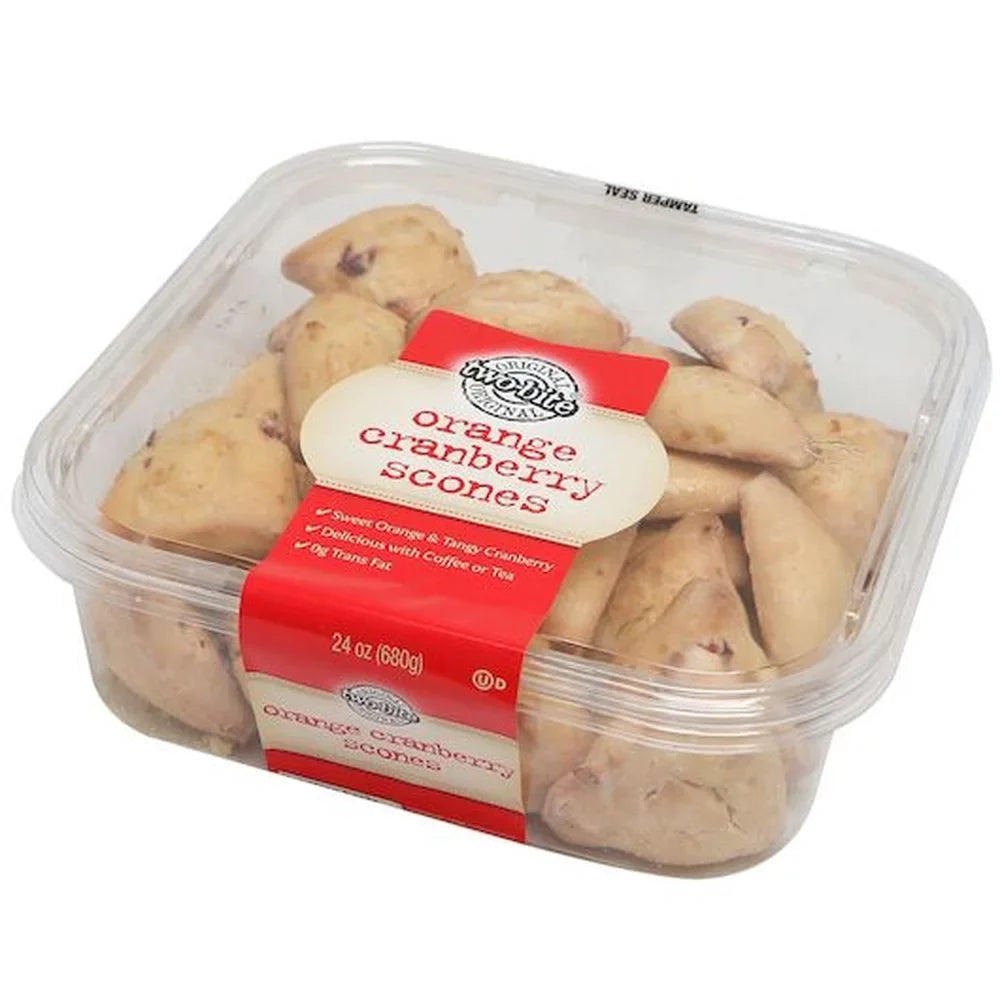 per Bite 6 Two Cranberry Ounce 24 Orange -- case Scones,