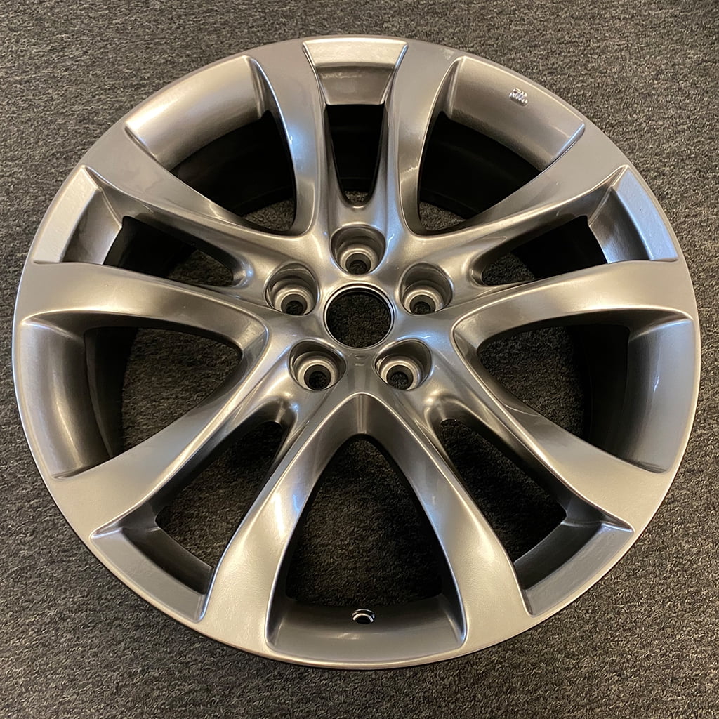 grade New Wheel - OEM Rim Hyper 19x7.5" Dark 6 2017 Silver Automotive 19" Mazda Single 2014 for Replacement