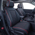 2020 Car Fit Leatherette(Black 2019 HRV Sport,EX,EXL,Touring 2022 Full Set Red Custom - with Covers HRV EKR Honda Seat 2021 Piping) for