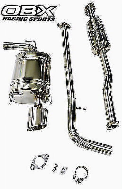 2007-2011 4Cyl. Stainless OBX-RS Toyota Catback Fits By Exhaust Camry