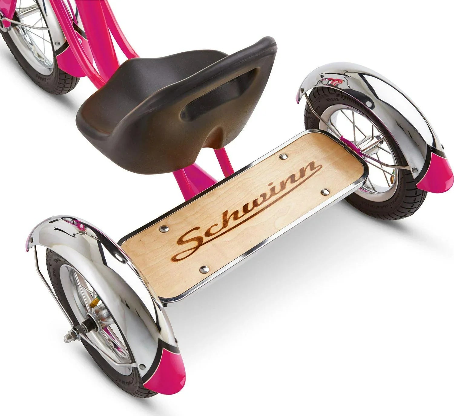 Ages 2 Tricycle, 4, Roadster Classic in. Pink 12 - Front Wheel, Schwinn