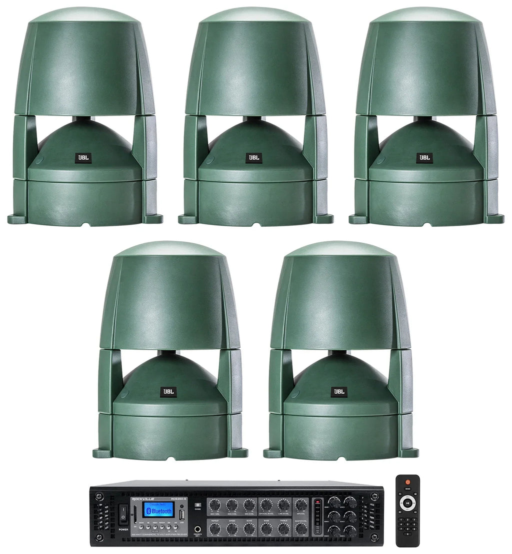 '+ 8" Landscape (5) 70v 88M CONTROL JBL Speakers Commercial exterior Amplifier
