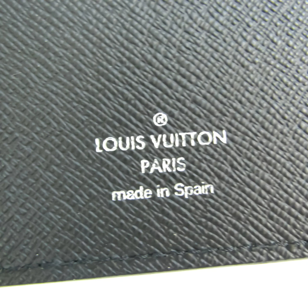 Portefeuille (Good) M60622 (bi-fold) Epi Brazza Men's Leather Pre-Owned Wallet Noir Epi Long