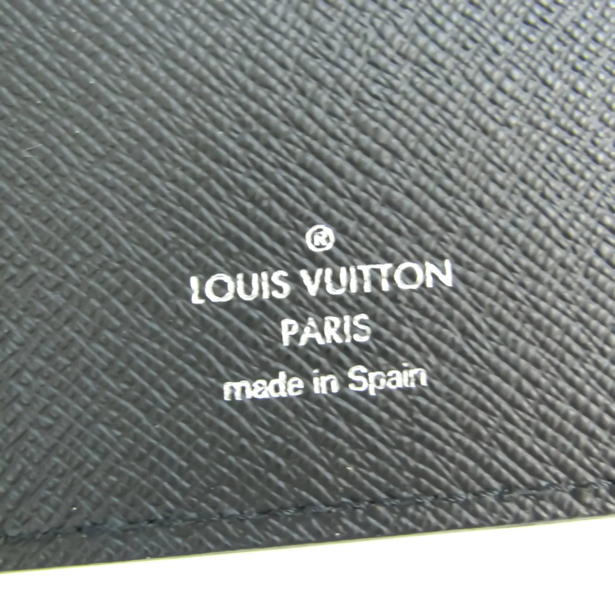 Portefeuille (Good) M60622 (bi-fold) Epi Brazza Men's Leather Pre-Owned Wallet Noir Epi Long