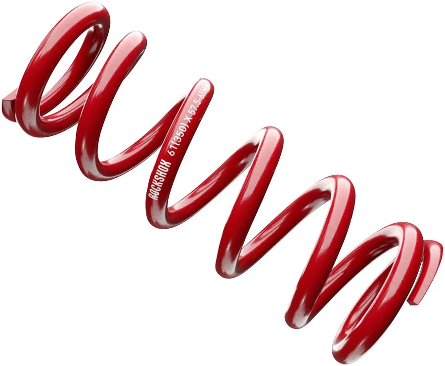 '- Metric 500 Travel Coil Spring lbs, 47.5-55mm, Red 134mm, Length RockShox