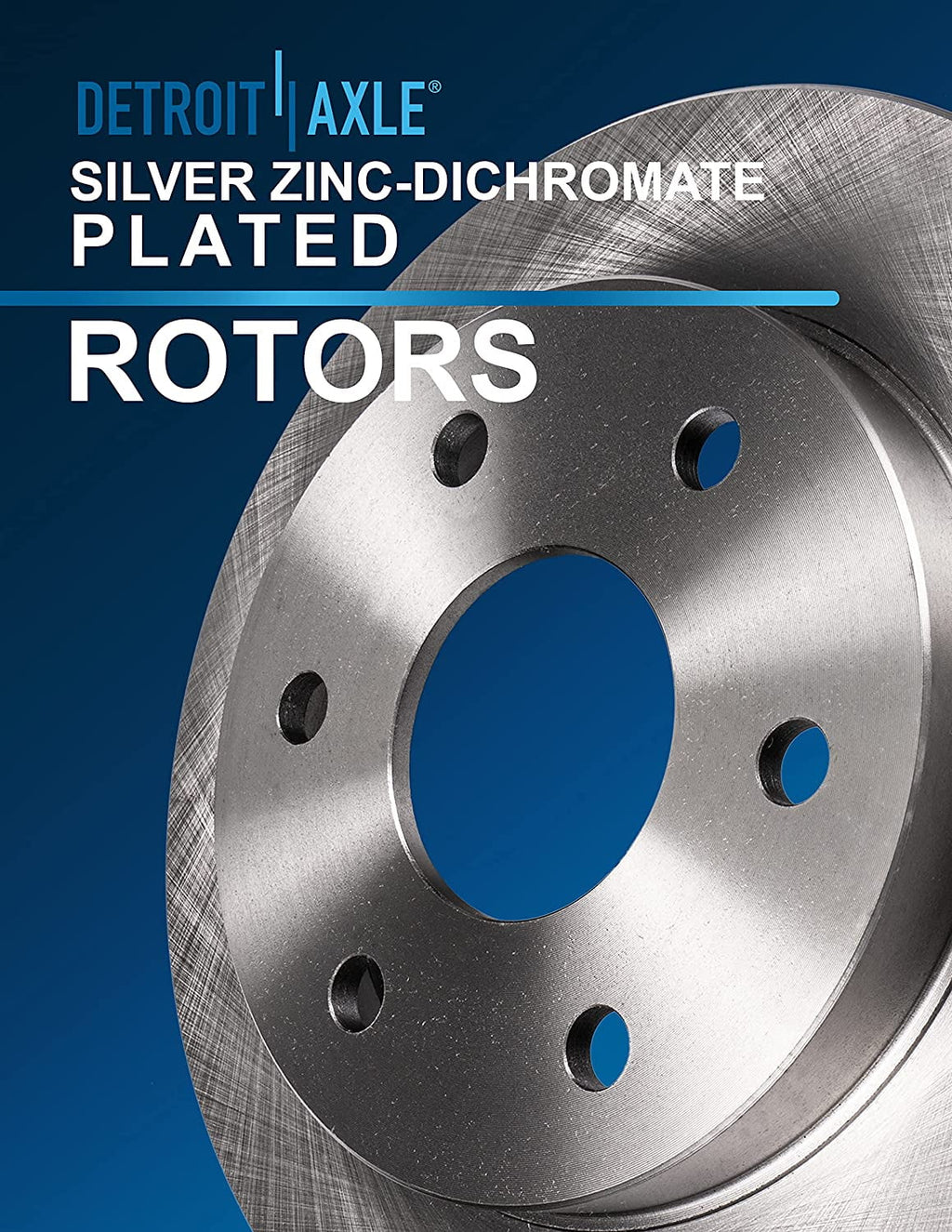 Detroit Rotor Brakes Sierra Silverado Brake Avalanche 12" for Express Brake GMC 1500 Chevy Tahoe Suburban Pads: Ceramic - Disc Yukon Front Axle Kit Rotors Savana Replacement
