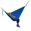 and 118" Blue Green Collection The Camping Polyester Hamptons Hammock Traveler