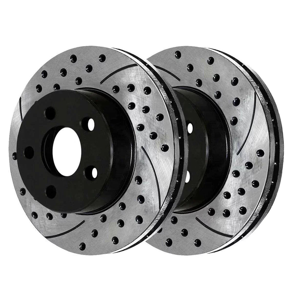 2000 for 2.5L Pads Cherokee Jeep Front 4.0L Kit Brake Black and AutoShack 4WD RWD Slotted Driver Replacement Rotors 2.4L 2006 Passenger TJ Ceramic Wrangler Side and 2005 2001 Drilled 1999 1999-2004
