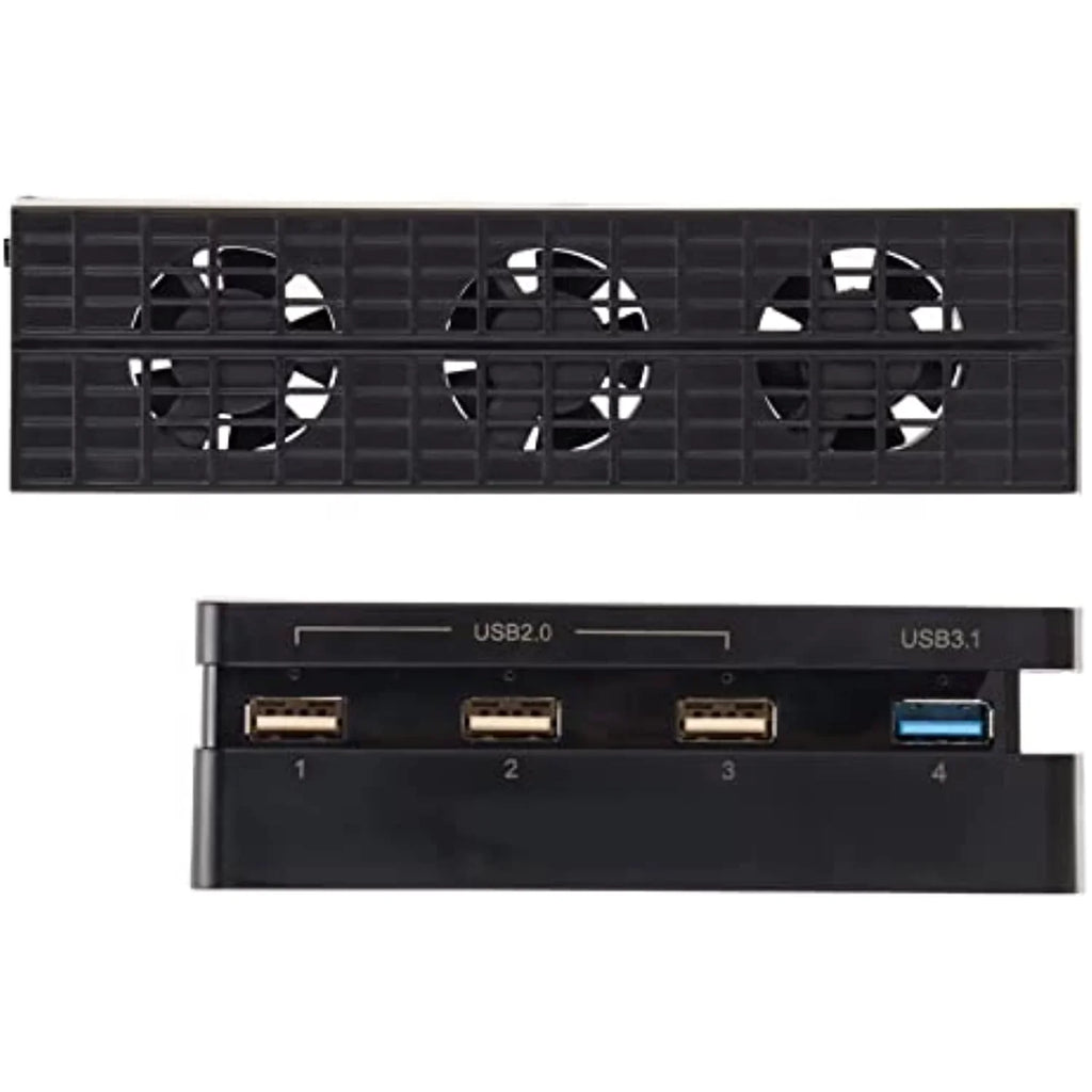 Gaming Game Fan With Fan Intelligent Hub Ps4 Cooling Host Usb Slim Console Console For Port For 4 Automatic Hub, Slim & Ps4 Cooling