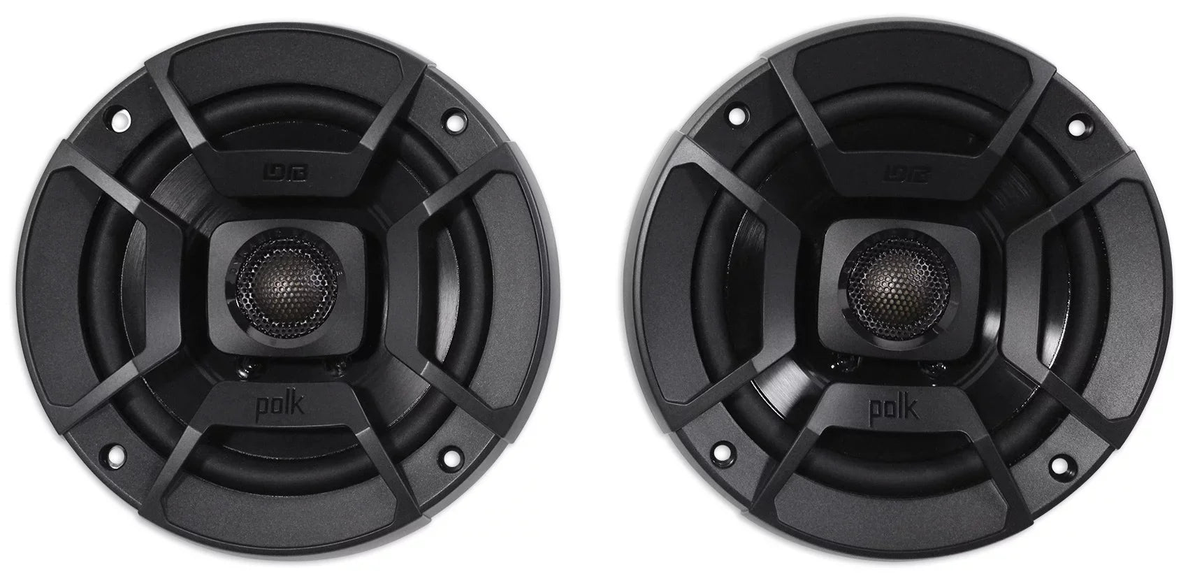 Audio DB522 + 5.25" Rockmat Speakers ATV/Motorcycle/Boat Polk (2) Car Audio 600w