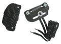 Leather, Bridge, - Goalie Slider (Black) Pair Hardware A&R Lace, Nylon Hockey Sports Toe