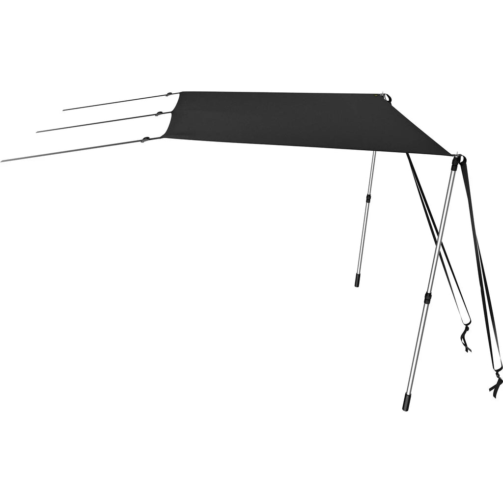T-Top T-Tops & Easy Assembly Tops - Shade Bimini Kit with for 5'x5' Telescopic 600D Steel Polyester VEVOR UV-Proof Waterproof, Sun Poles, Rustproof