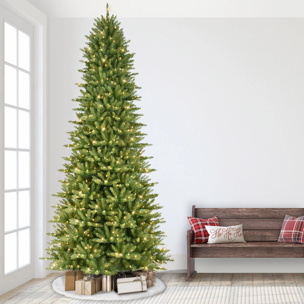 Christmas 9 Slim Pre-lit Fraser ft. Artificial listed Tree UL Clear Lights Fir 800