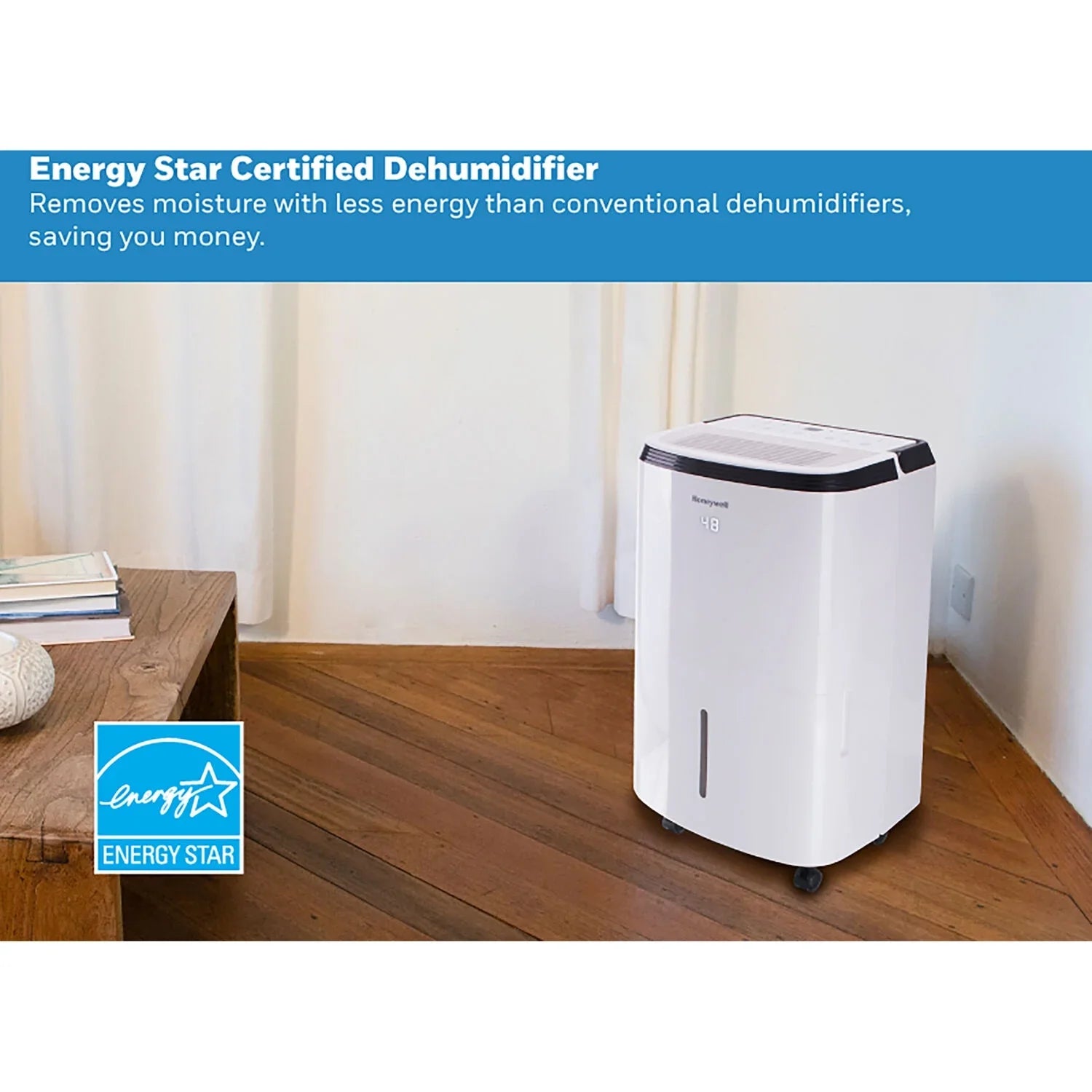 Filter Energy Star Honeywell with Washable 30-Pint Dehumidifier