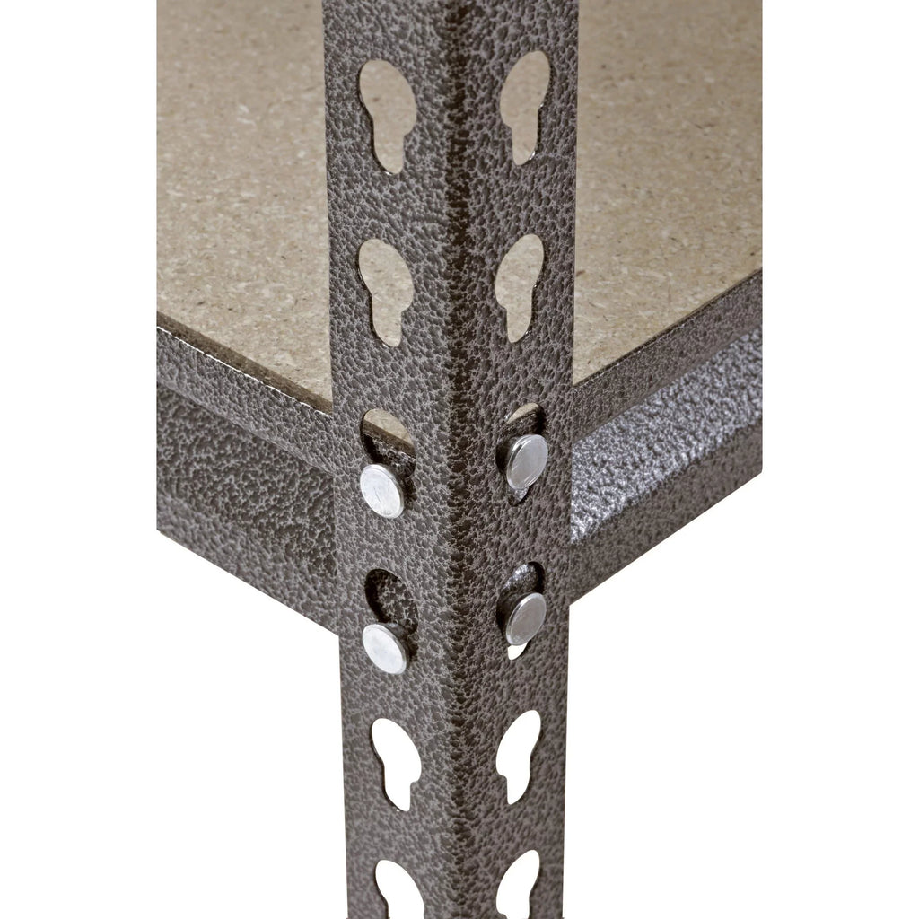 Capacity Steel 60"H lbs. Shelves, 30"W x per x 12"D Muscle 5-Shelf 500 Silver Rack Shelf; Freestanding
