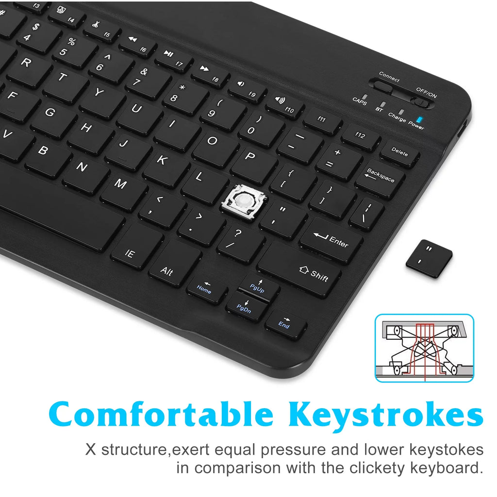 Rechargeable Slim Keyboard and ZTE Mouse and Mac/Tablet/iPad/PC/Laptop Keyboard Ultra Full-dimension Ergonomic All 30 Mouse Onyx Ultra Enabled 5G Bluetooth for Bluetooth - Axon Combo and Black