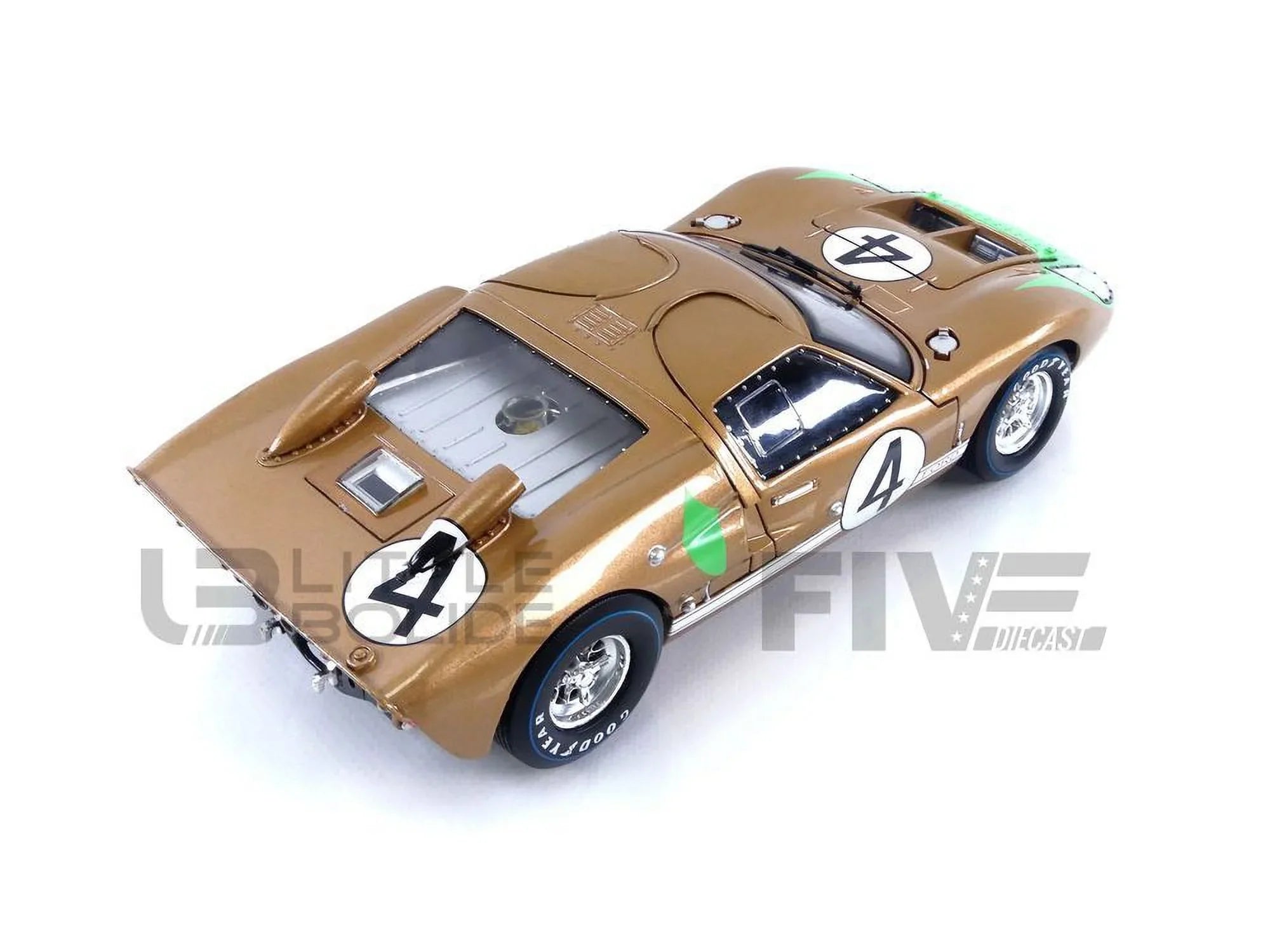 SC414 Gold GT-40 Model 1966 2 Car Shelby 1-18 MK Diecast Collectibles No.4