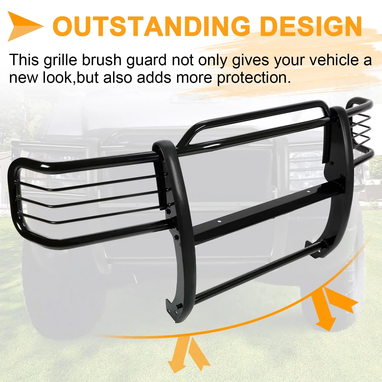 04 B4000 09 Steel 10 Black 11 Pickup Truck 06 Mazda Guard HECASA 2001 Front 2012 Brush 08 02 Grill for 07 Ranger Coated Powder Grille 05 03